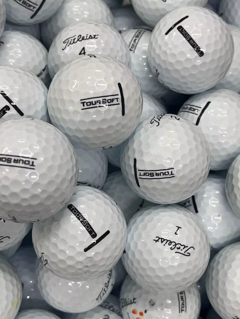 Titleist Tour Soft golfballen goede kwaliteit 50 stuks, Ophalen of Verzenden, Zo goed als nieuw, Bal(len)