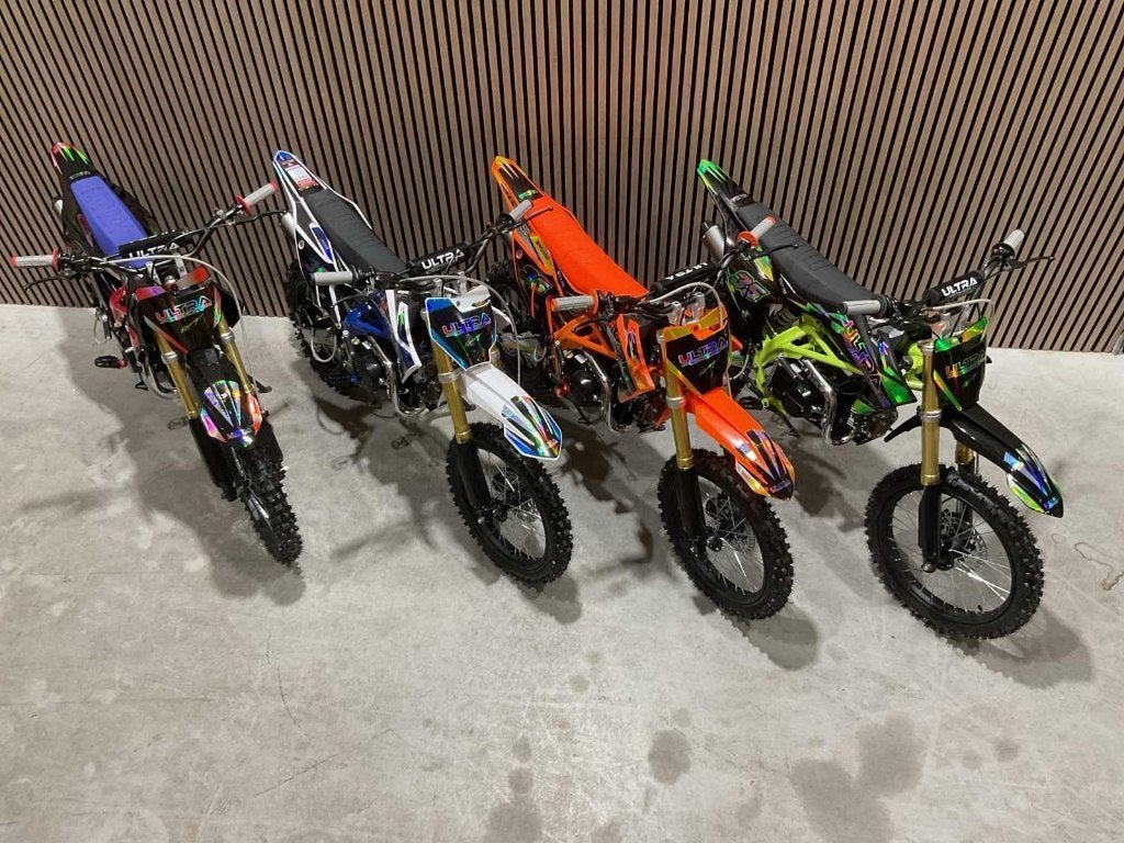 Dirtbike 125 cc Crossmotor nieuw in 4 kleuren ‼️