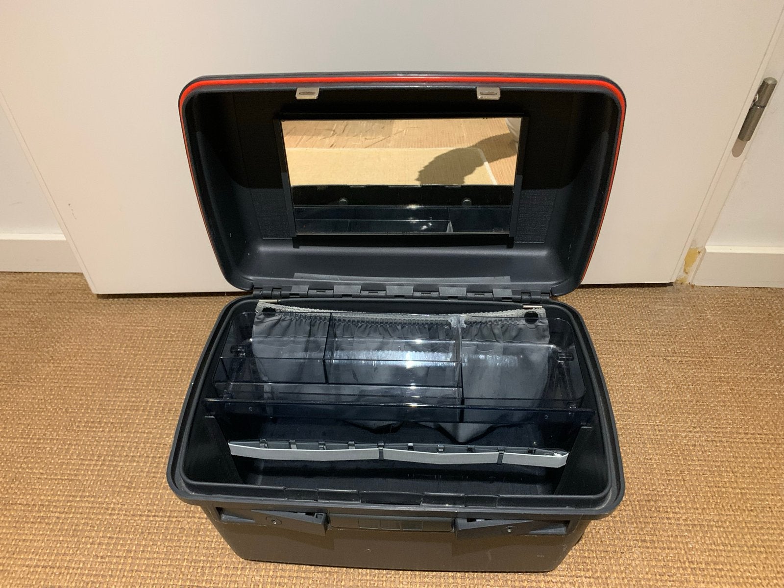 Delsey beautycase - Handige make-up koffer met spiegel, Sieraden, Tassen en Uiterlijk, Beautycases, Gebruikt, Ophalen of Verzenden