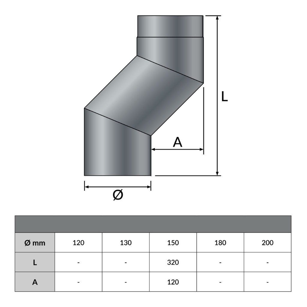 Kachelpijp/buis met S-Bocht diameter, Doe-het-zelf en Verbouw, Buizen en Afvoer, Overige materialen, Bochten, Minder dan 20 mm