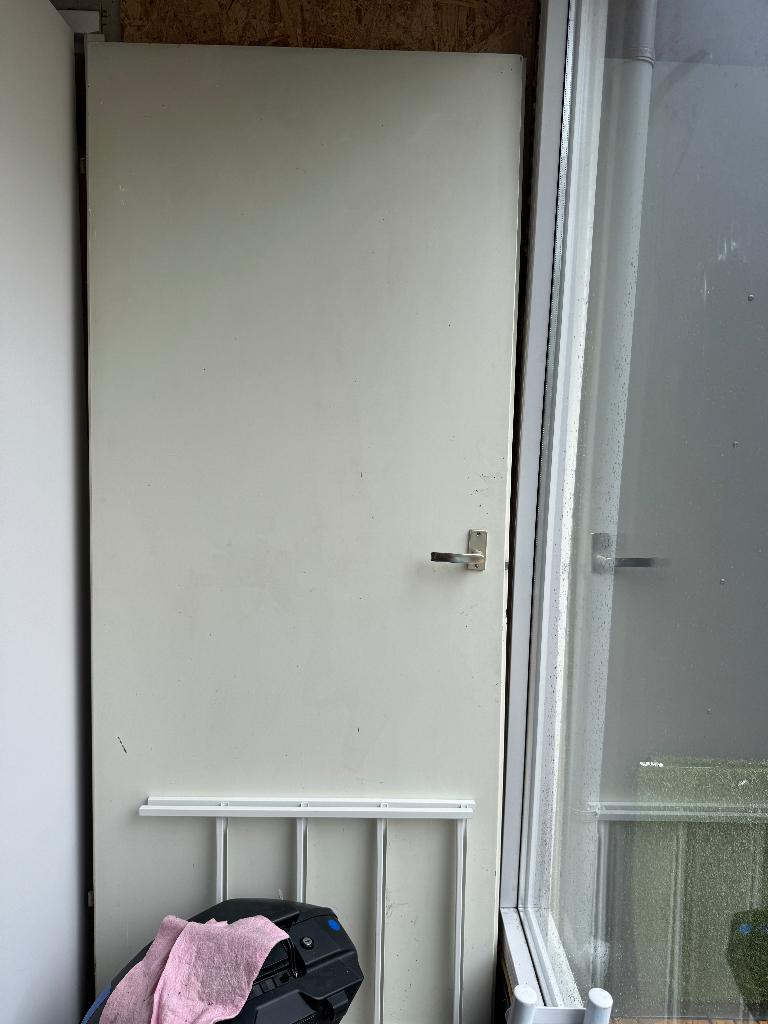 Binnendeur opdek 83 cm, Ophalen, Gebruikt, 80 tot 100 cm, Binnendeur