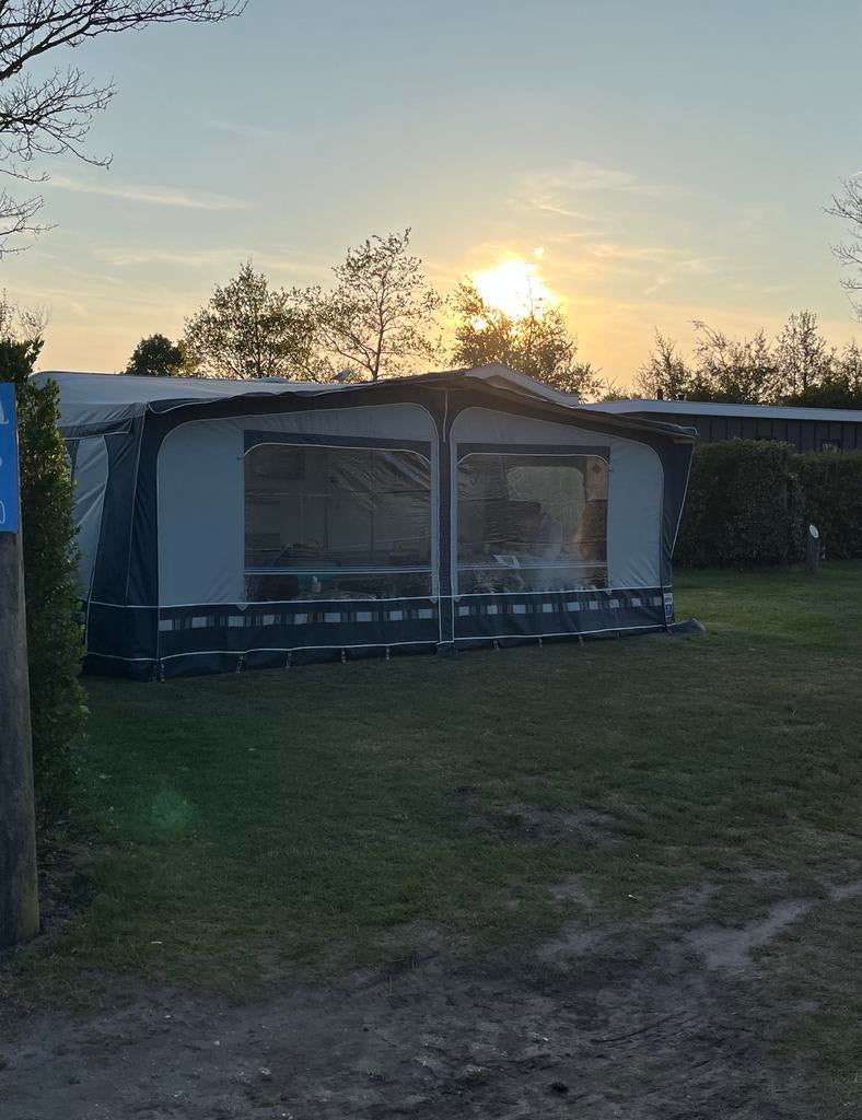 Ruime Obelink voortent maat 14, Caravans en Kamperen, Voortenten en Luifels, Ophalen, Gebruikt, Ten Cate All Season 240g/m2
