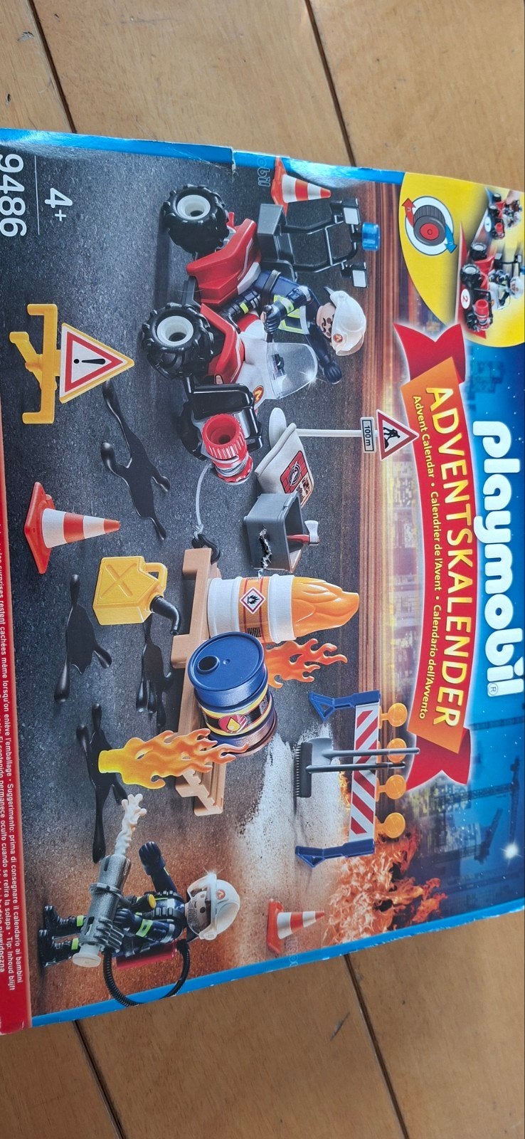 Playmobil Adventskalender Brandweer 9486, Ophalen of Verzenden, Jongen of Meisje