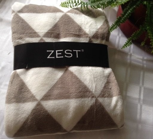 Zest fleece plaid 130 x 170 cm wInterdeken, Verzenden, Nieuw, Fleecedeken