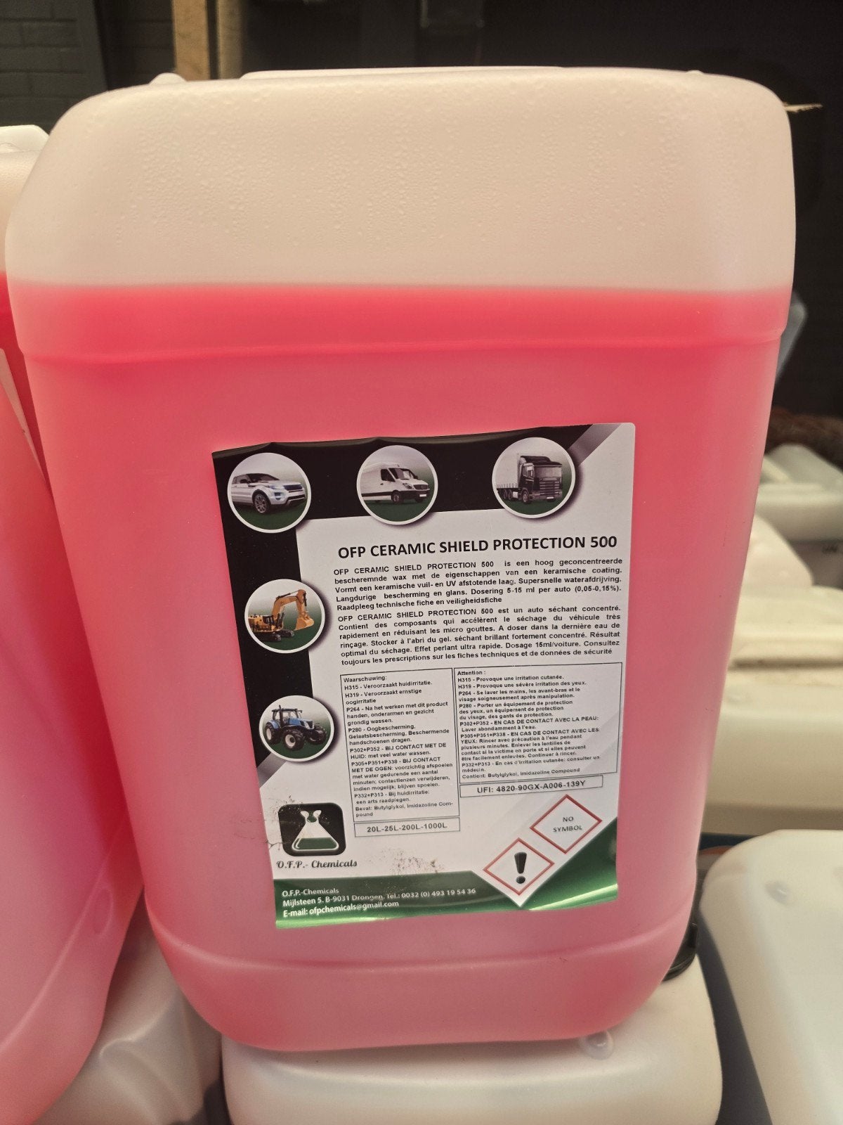 Ceramische wax, Ophalen