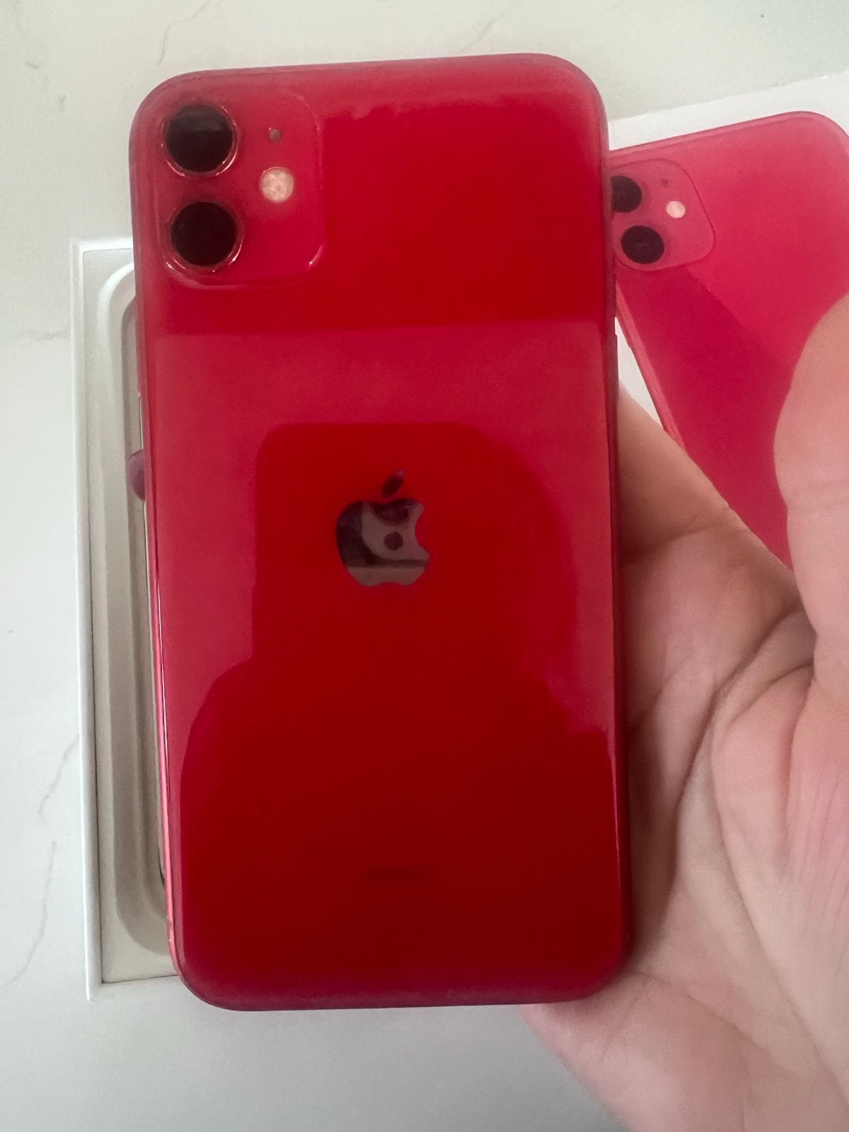 iPhone 11 Rood 128GB - Zo goed als nieuw, incl. doos, Telecommunicatie, Mobiele telefoons | Apple iPhone, 128 GB, Zo goed als nieuw