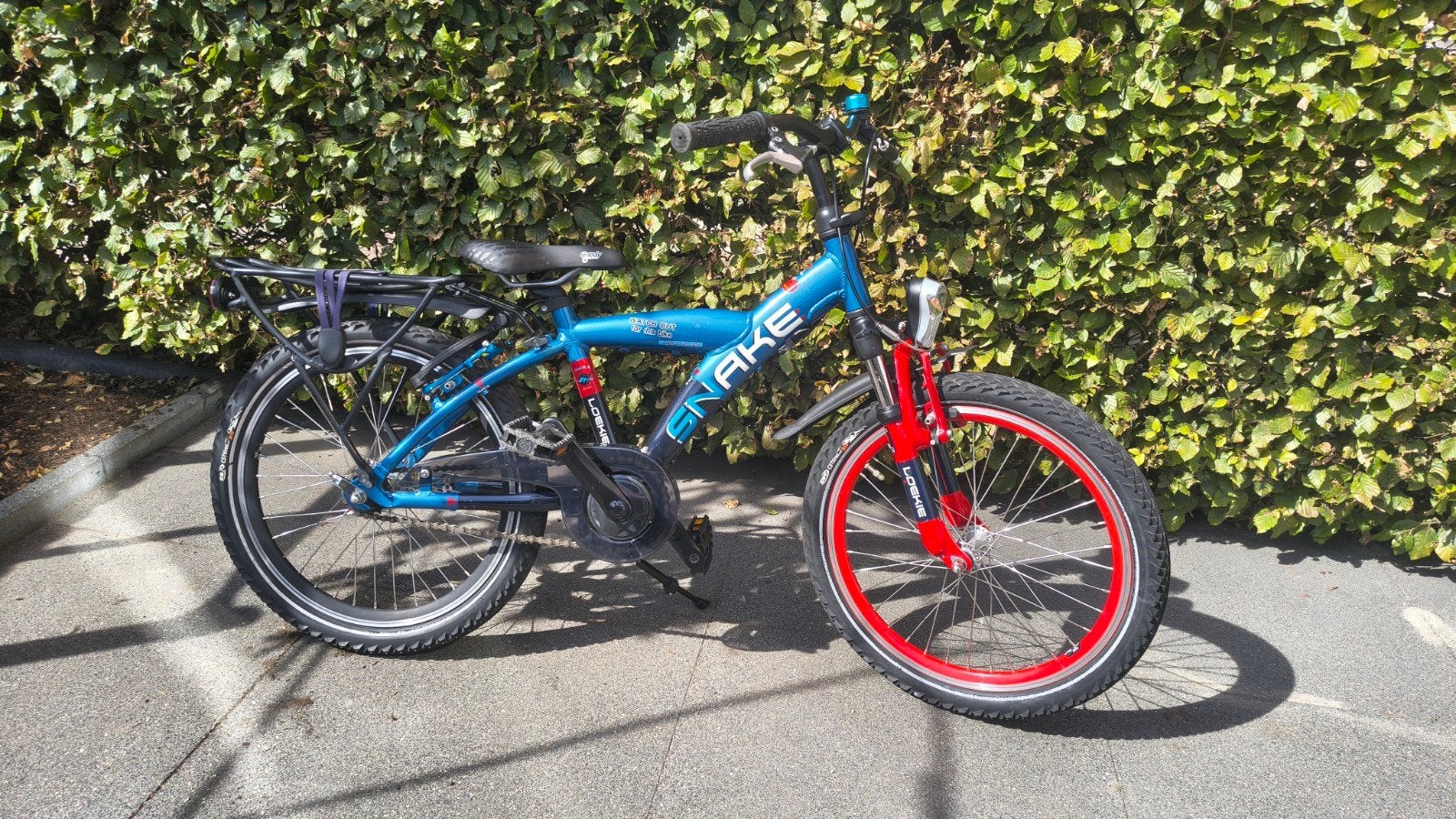 Mooie 20" inch Loekie Snake jongensfiets, Ophalen, Gebruikt, Loekie Snake, Terugtraprem