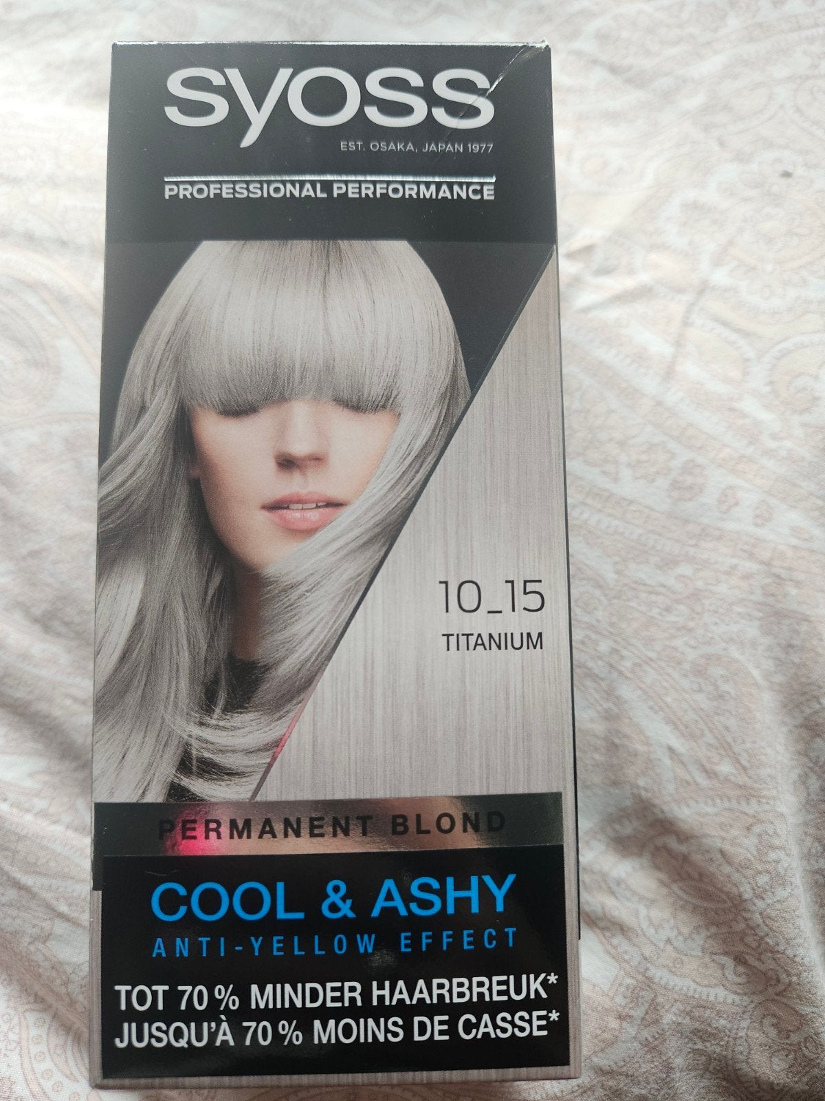 Syoss Haarverf 10_15 Titanium Permanent Blond, Ophalen of Verzenden, Nieuw, Overige typen