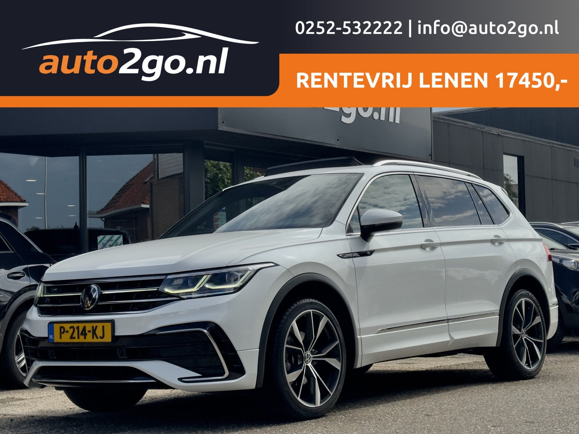 Volkswagen Tiguan Allspace 1.5 ACTIE! BETAAL NU 50% 17450 DE, Auto's, Euro 6, 4 cilinders, 150 pk, Wit