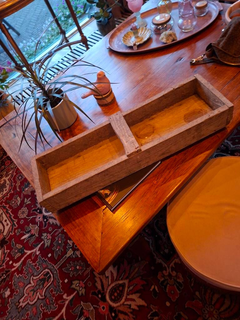 Houten luiken en houten lange bak, Ophalen of Verzenden