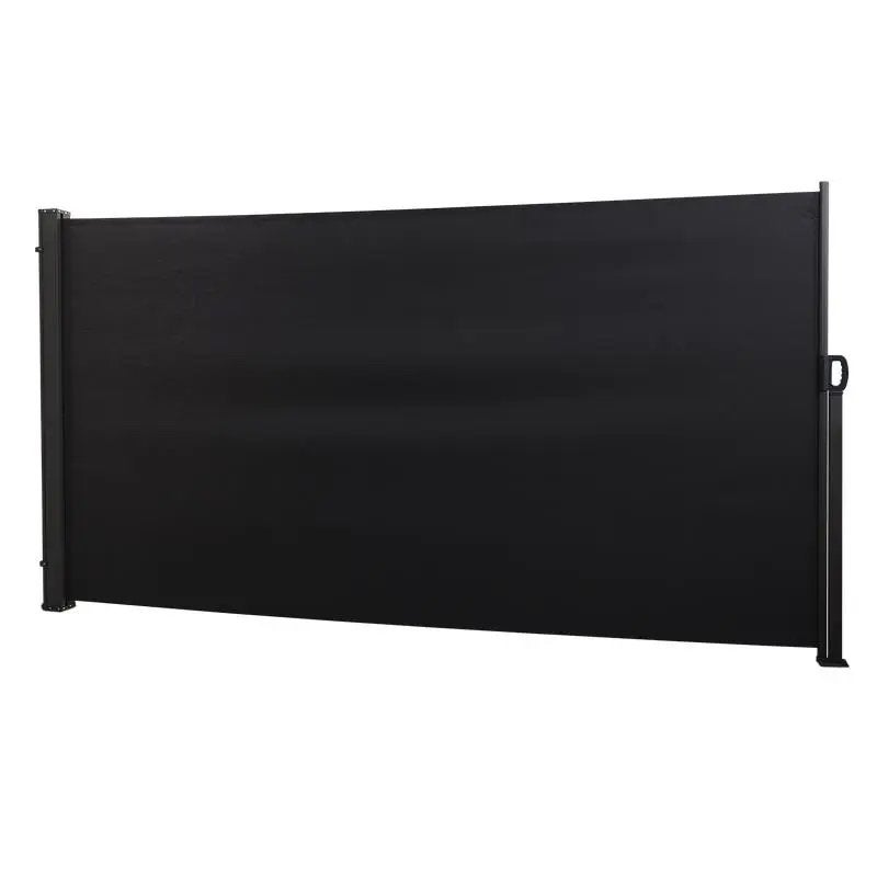 Uittrekbaar windscherm 160 x 300 cm - Zwart, Ophalen, Uittrekbaar, Nieuw
