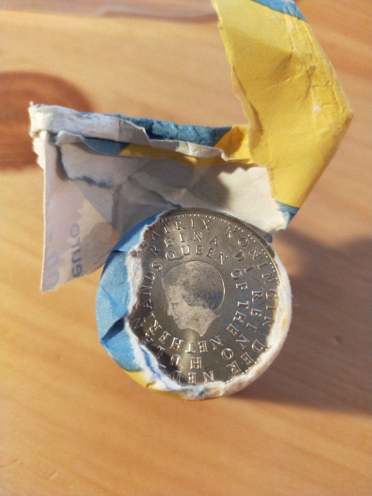 Zilveren Koninkrijksvijfje uit 2004, Koningin Beatrix, Zilver, Euro's, Ophalen of Verzenden