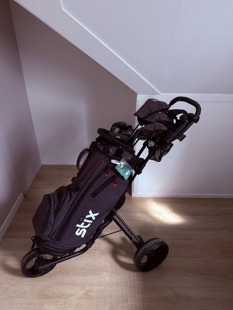 Golfset + tas + trolley / Black Edition / Stix, Ophalen, Zo goed als nieuw, Set, Overige merken