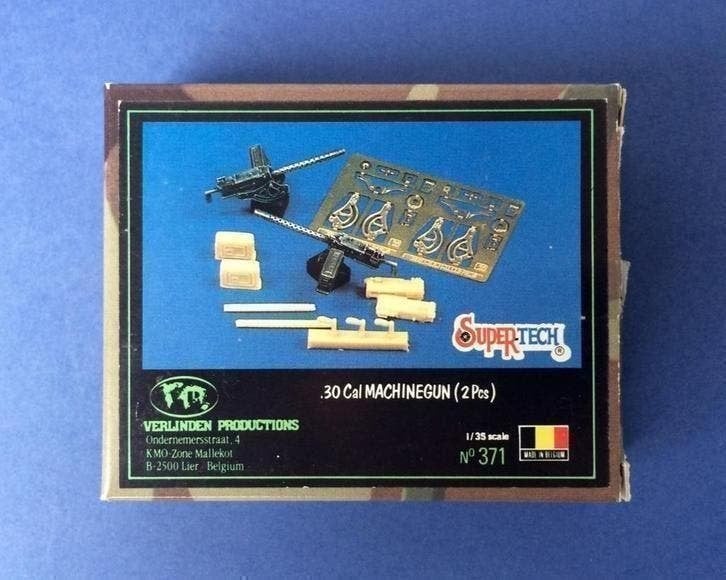 verlinden 371 US .30 cal MG 2 pcs 1/35 Vintage, Verzenden, Nieuw, Groter dan 1:35