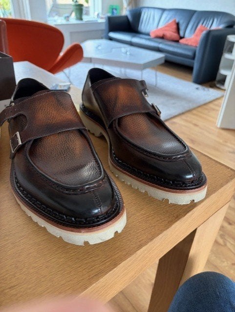 harris gesp schoen maat47 nieuw, Kleding | Heren, Bruin, Verzenden, Nieuw, Gespschoenen