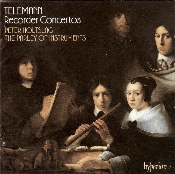 Telemann- Peter Holtslag  Recorder Concertos CD, Gebruikt, Ophalen of Verzenden, Orkest of Ballet, Barok