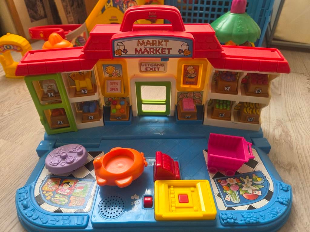 Fisher-Price Little People Markt met geluid, Ophalen