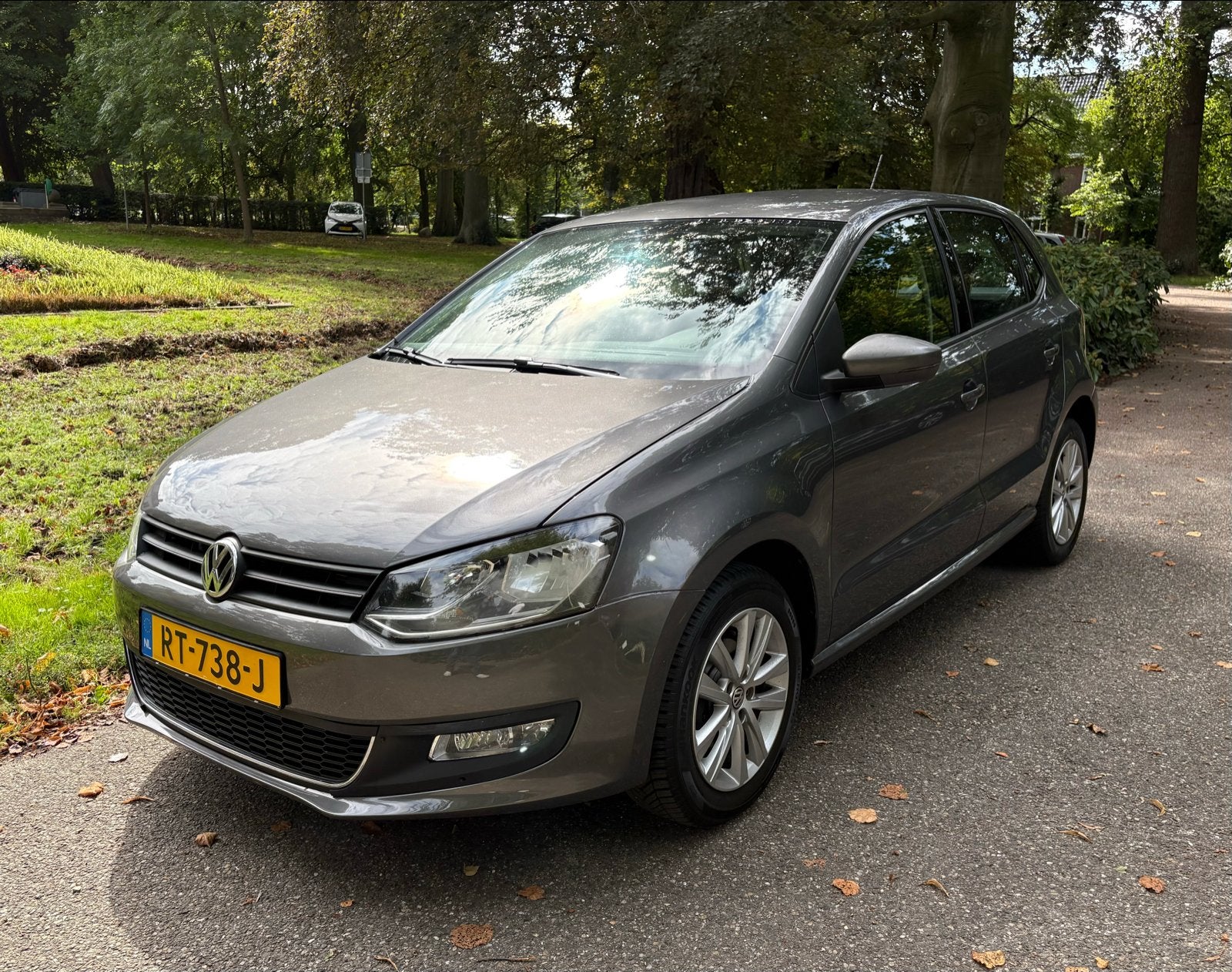 Volkswagen Polo 1.2 TSI 66KW 2017 Grijs, Auto's, Euro 5, Stof, 40 €/maand, Zwart