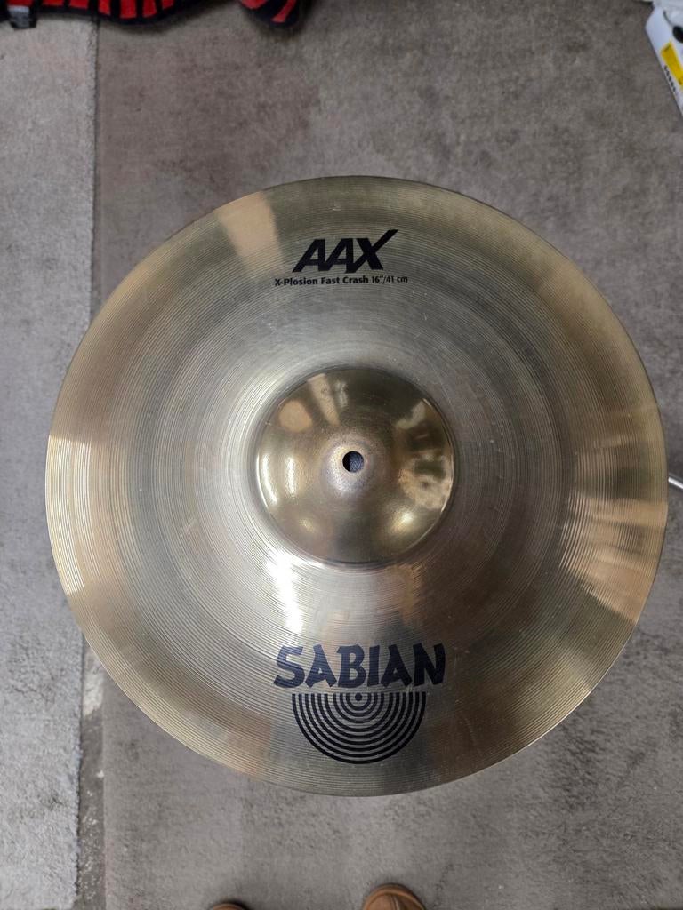 Sabian 16" AAXplosion Crash. in nieuwstaat, Muziek en Instrumenten, Ophalen of Verzenden, Zo goed als nieuw, Drums of Percussie