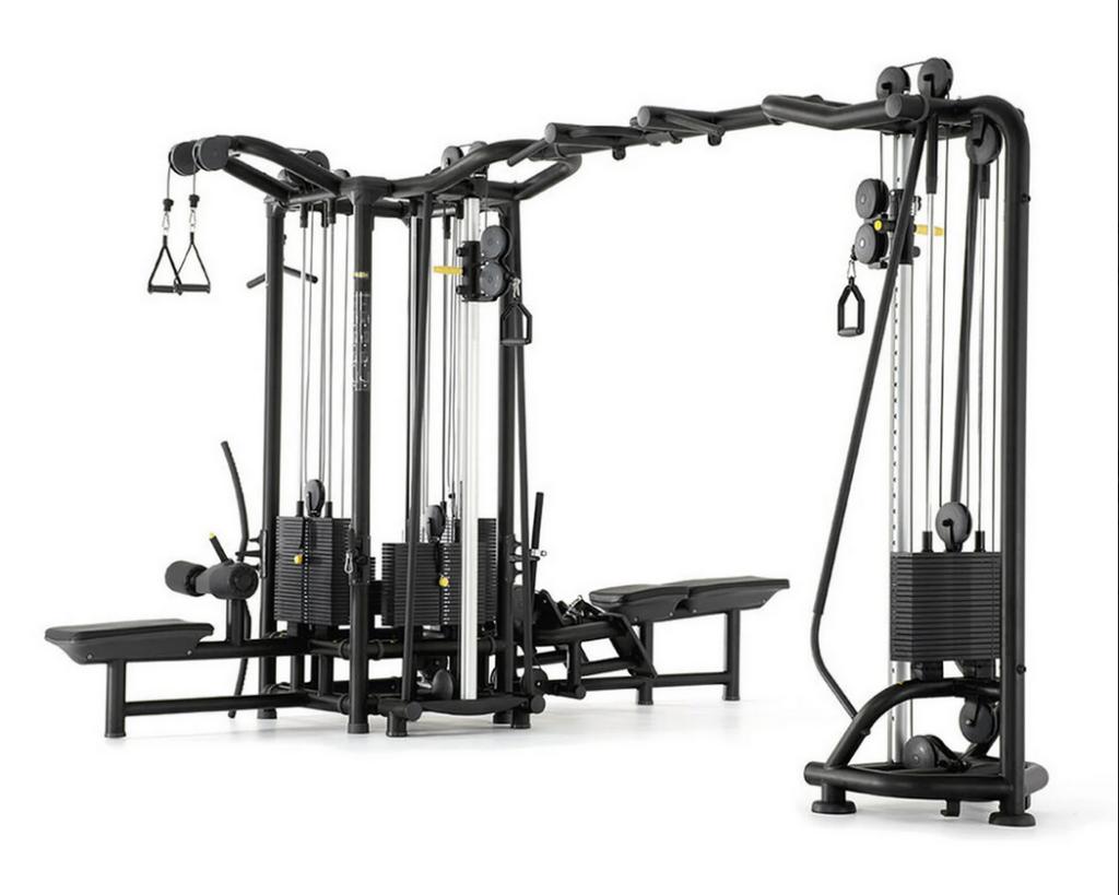 Technogym cable station 5 zwart, Ophalen, Gebruikt, Benen, Overige typen