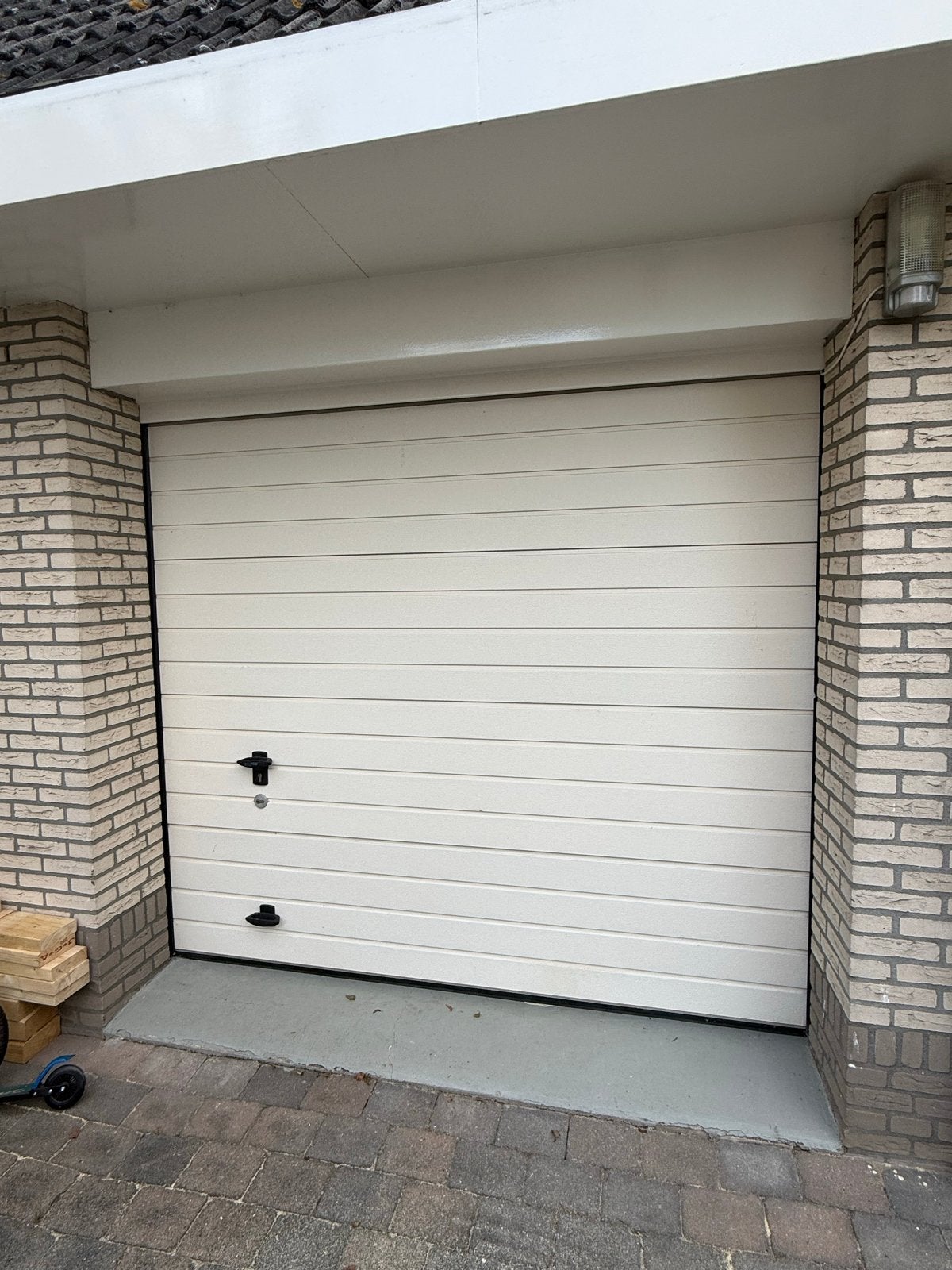 Garage roldeur Novoferm, Doe-het-zelf en Verbouw, Ophalen, Gebruikt, Garagedeur, 120 cm of meer