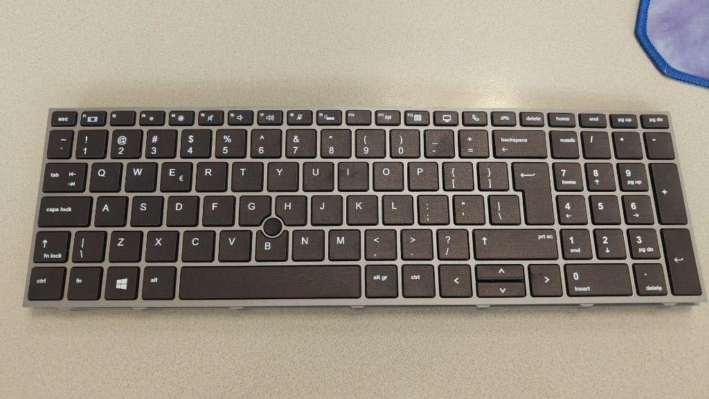 HP ZBook 15/17 G5 G6 Keyboard US INTL Backlit XW2, HP Hewlett Packard, Ophalen of Verzenden, Zo goed als nieuw, Verlichte toetsen