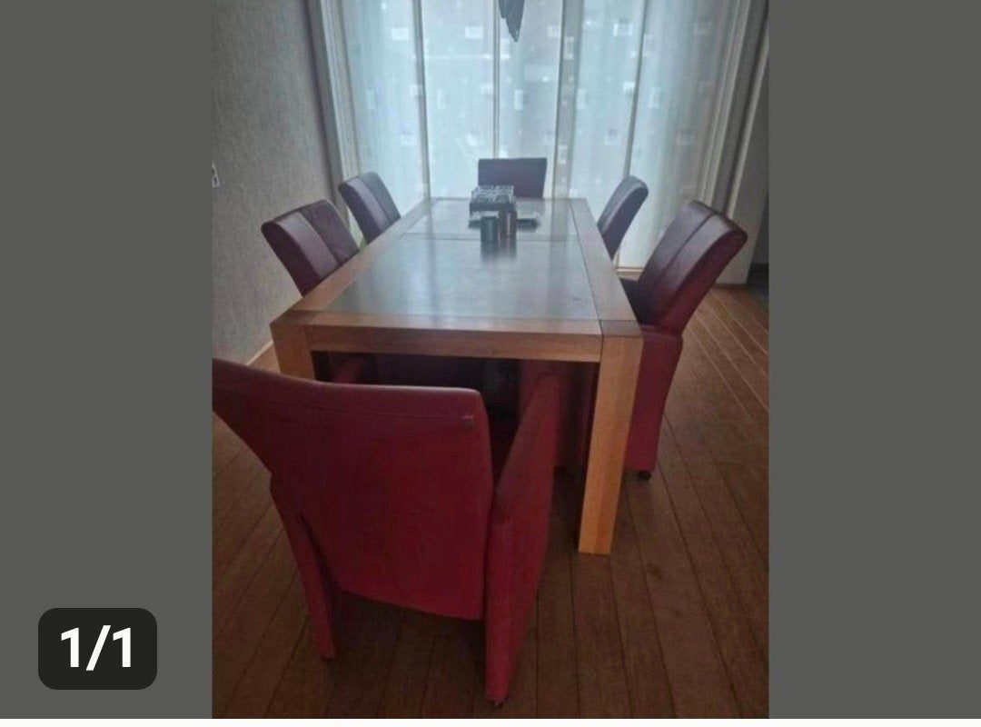 Eethoek  compleet, Ophalen, Gebruikt, 4 tot 6 stoelen