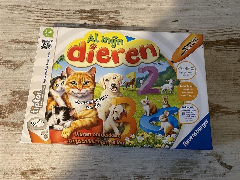 Tiptoi al mijn dieren ravensburger [s687], Verzenden, Zo goed als nieuw