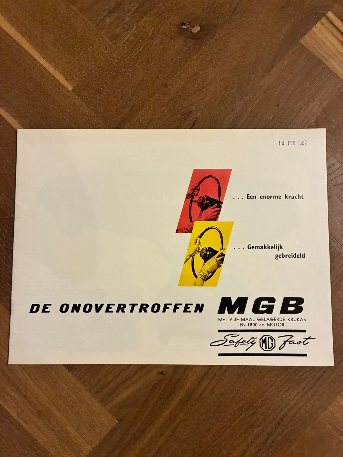 MG B MGB brochure (2), Verzenden, Zo goed als nieuw, Overige merken