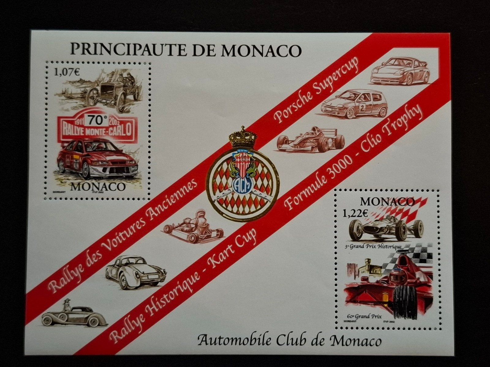 Monaco 2002 Auto races, Ophalen of Verzenden, Monaco, Postfris
