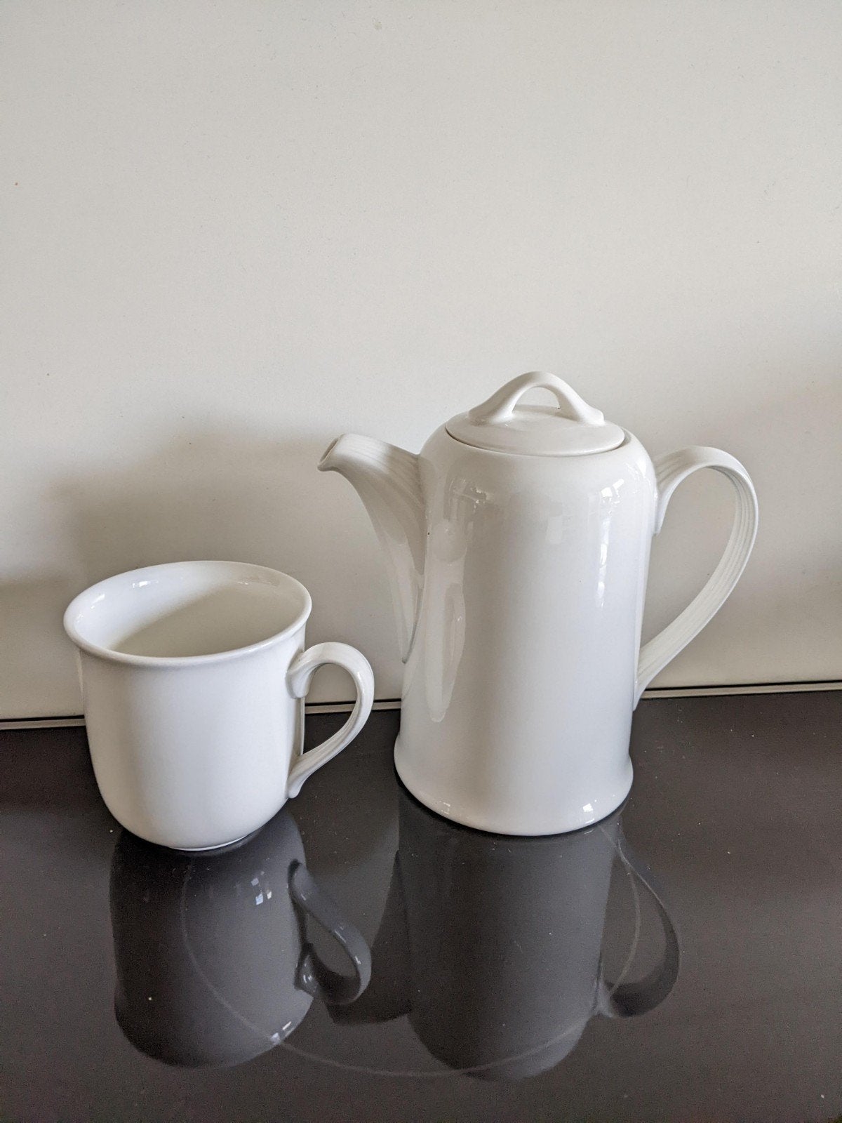 Villeroy en Boch koffiepot Adriana en beker, Ophalen of Verzenden