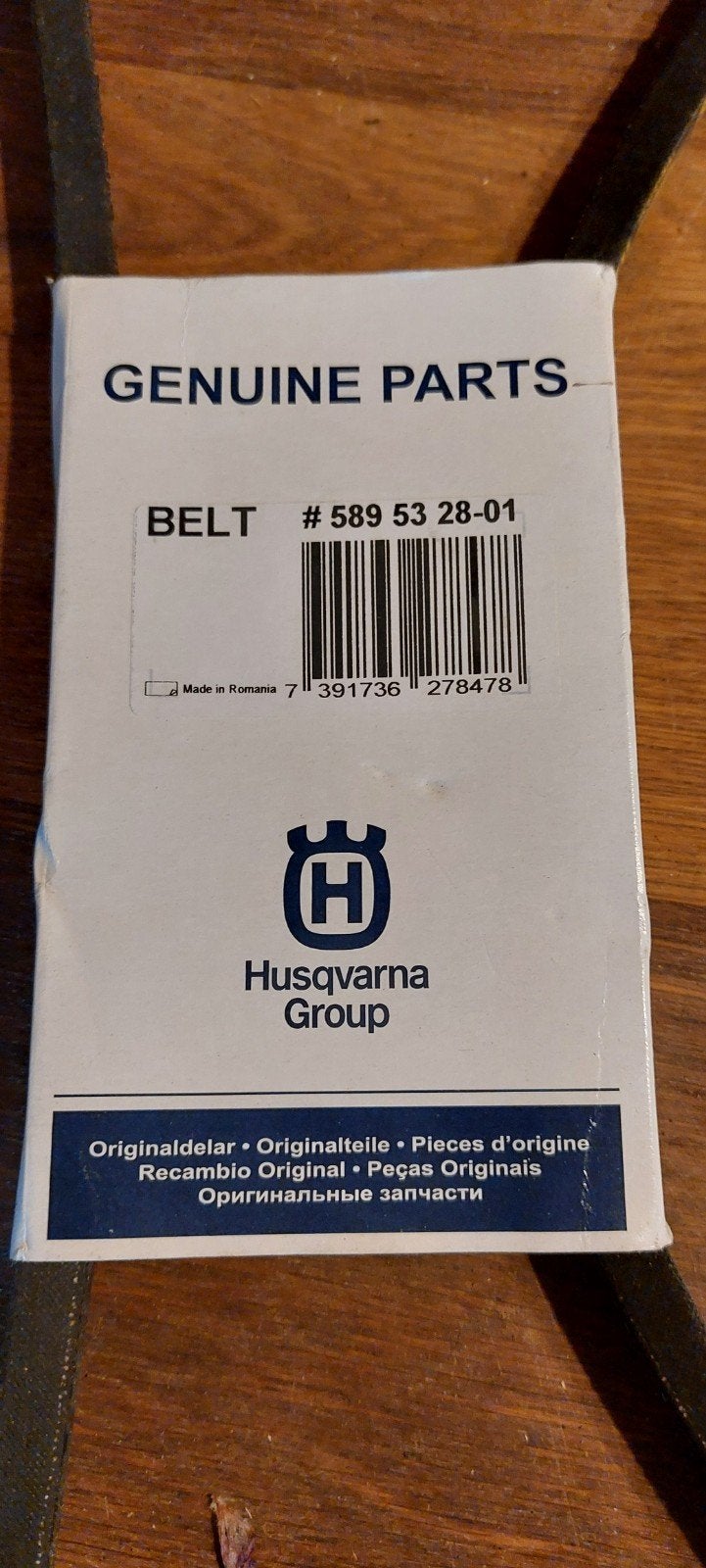 Husqvarna aandrijfriem, V-snaar - Origineel, Ophalen of Verzenden