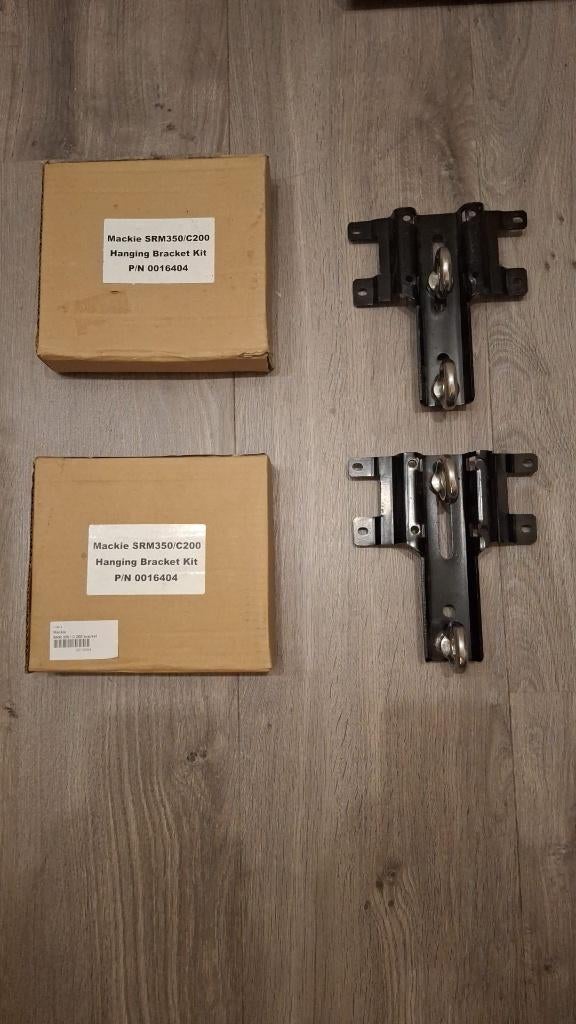 4x Ophangbeugel Mackie SRM350 / C200, Overige merken, Gebruikt, Overige typen, Ophalen of Verzenden