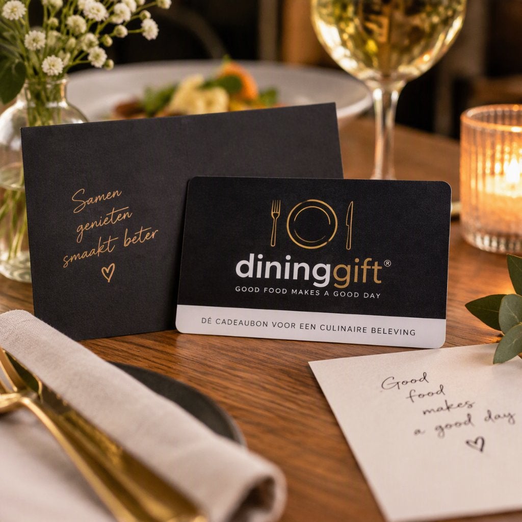 €20 DiningGift Cadeaubon voor een Leuk Prijsje!, Eén persoon, Cadeaubon, Overige typen