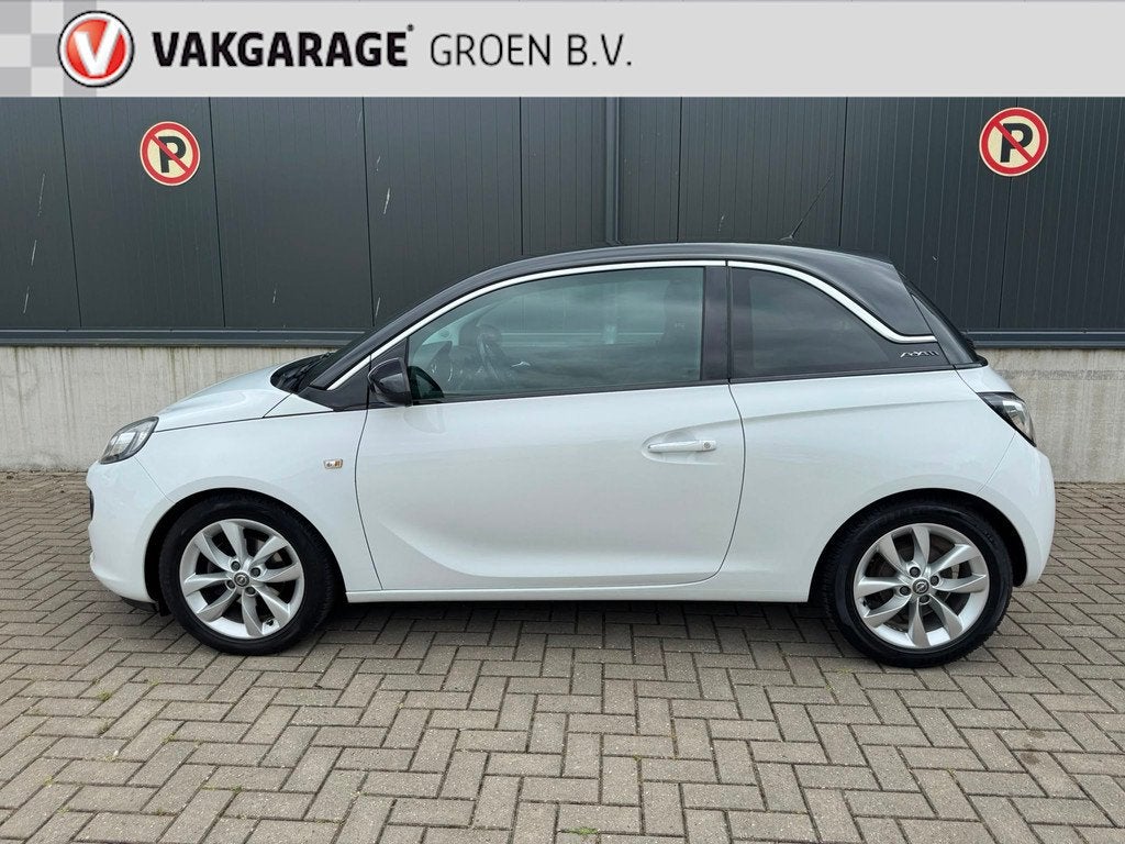 Opel ADAM 1.0 Turbo Jam / airco / cruise / 2-tone / l.m. vel, Auto's, Opel, Voorwielaandrijving, 1041 kg, 4 stoelen, Wit