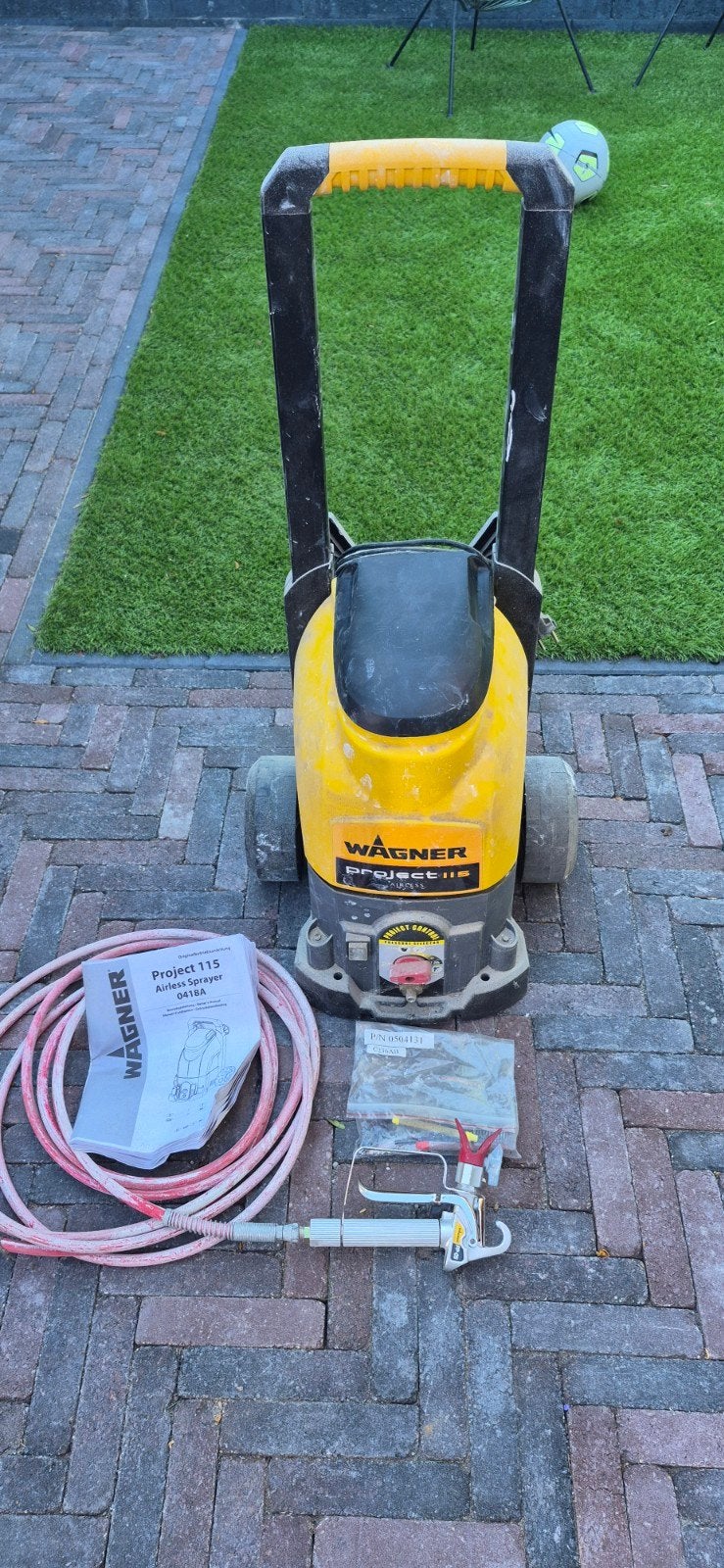 Wagner professionele latex-spuit, Doe-het-zelf en Verbouw, Ophalen, Gebruikt