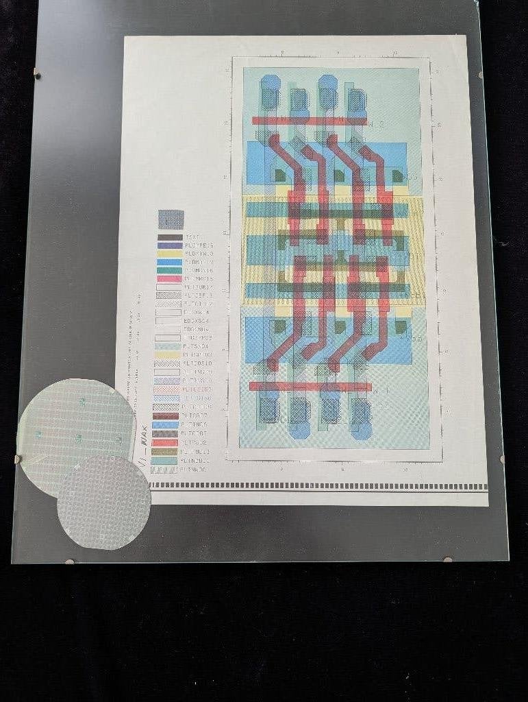 Zeldzaam Philips Megachip Project Display: Silicon,layout, Ophalen of Verzenden, Overige typen