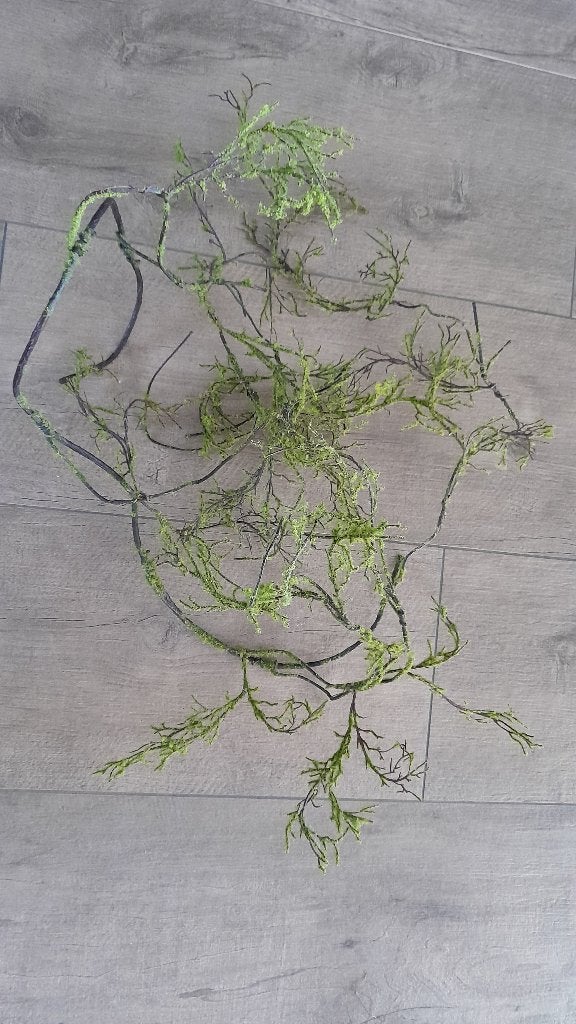Mostak, kunstmos 2 meter lang, Binnen, Groen, Zijde, Ophalen of Verzenden