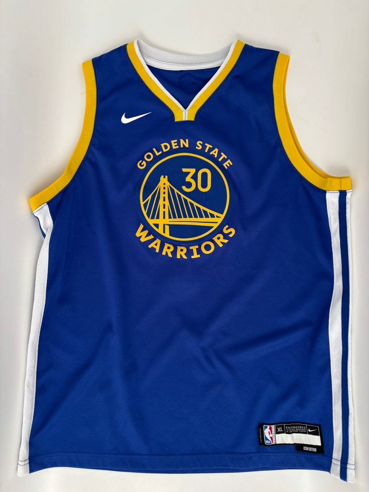 Stephen Curry jersey Golden State Warriors kindermaat XL, Ophalen of Verzenden, Zo goed als nieuw, Kleding