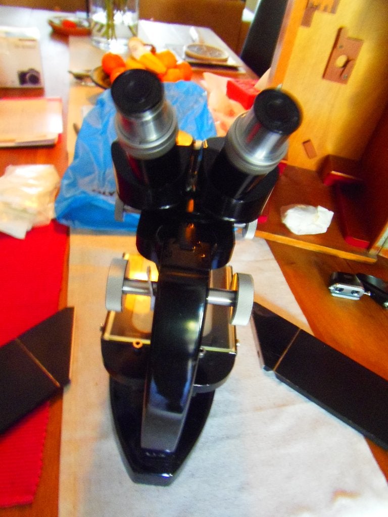Goede Oude Microscoop !, Ophalen of Verzenden, Gebruikt, Minder dan 400x