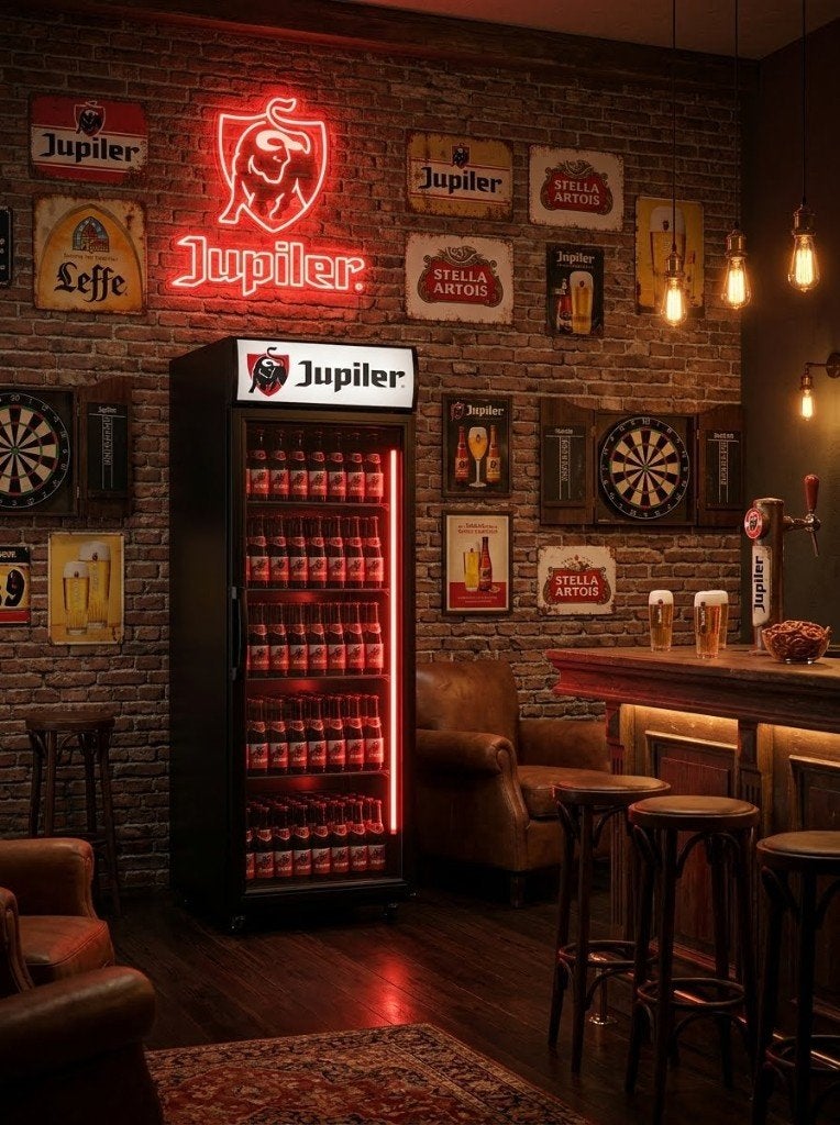 De nieuwe KS reclame koelkast van Marc, Zonder vriesvak, 200 liter of meer, Nieuw, 160 cm of meer
