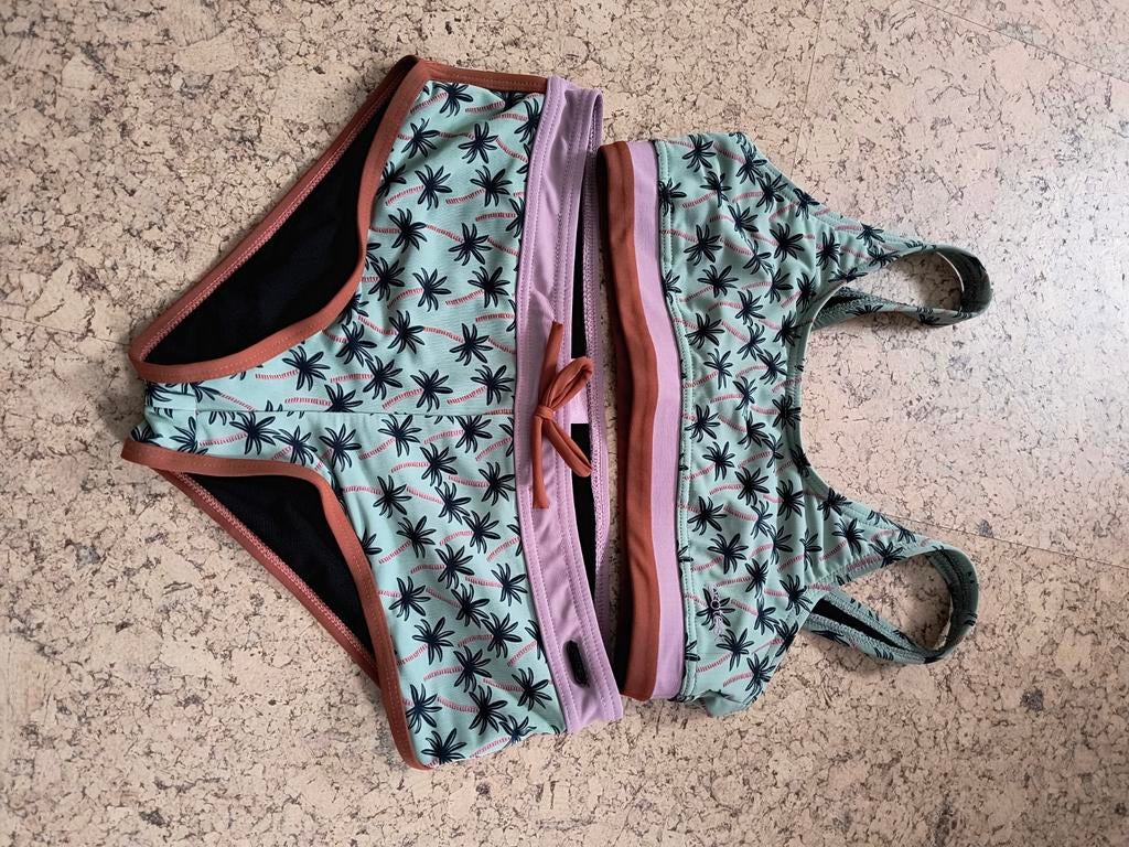 Protest bikini maat 152 met palmboomprint, Kinderen en Baby's, Kinderkleding | Maat 152, Ophalen of Verzenden, Protest, Meisje
