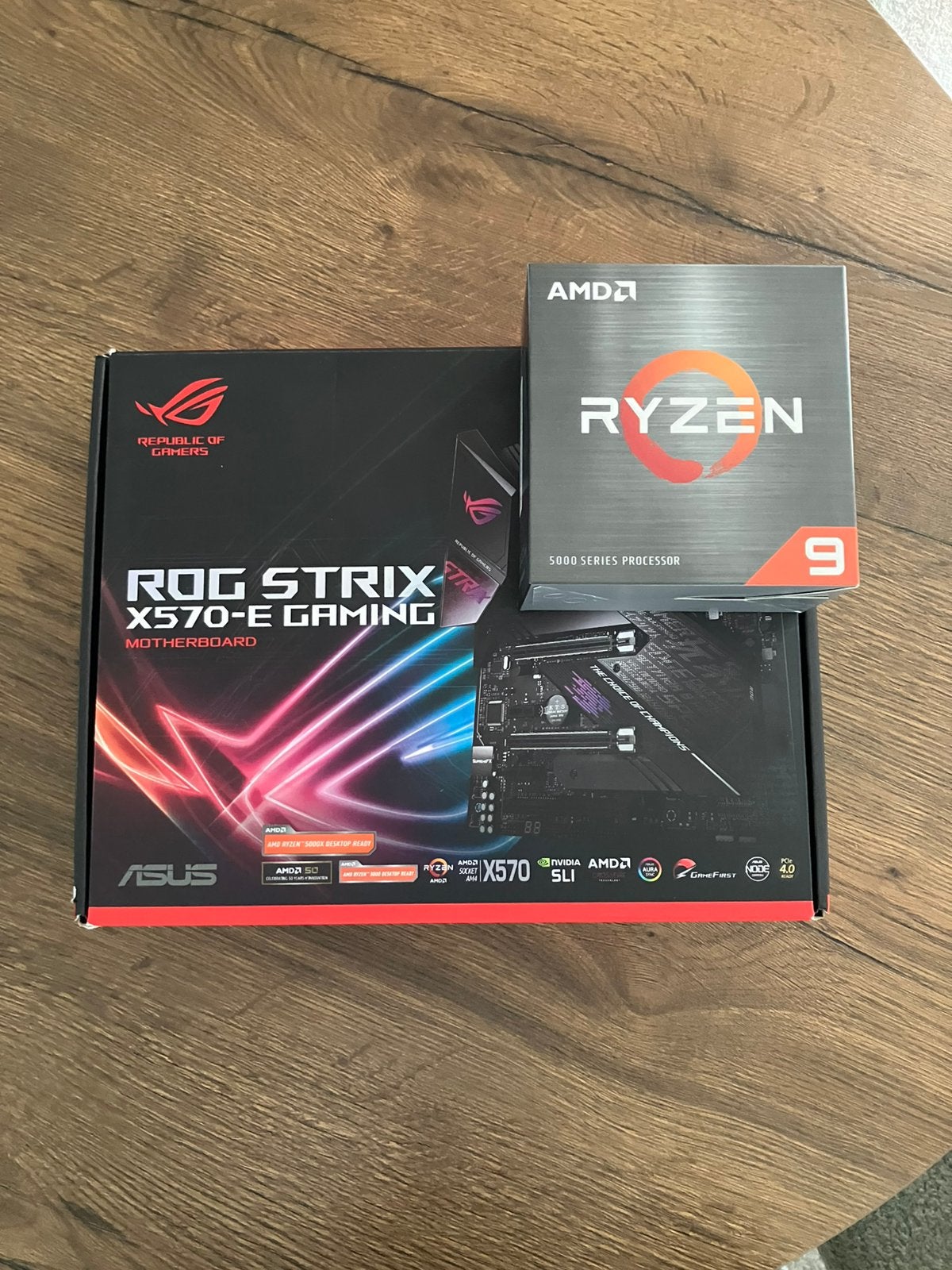 ≥ ASUS ROG Strix X570-E Gaming + AMD Ryzen 9 5900X combo