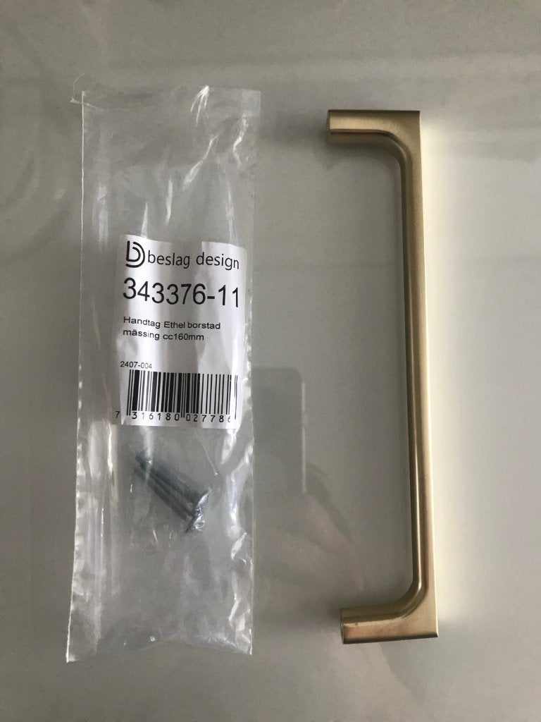 Handgreep van messing, Ophalen, Minder dan 50 cm, Nieuw, Minder dan 25 cm