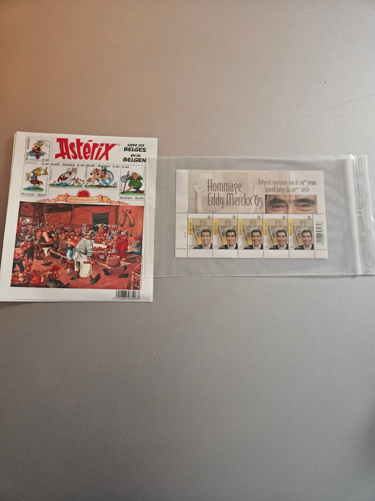 Postzegels asterix en eddy merckx, Postzegels en Munten, Ophalen of Verzenden, Nederland