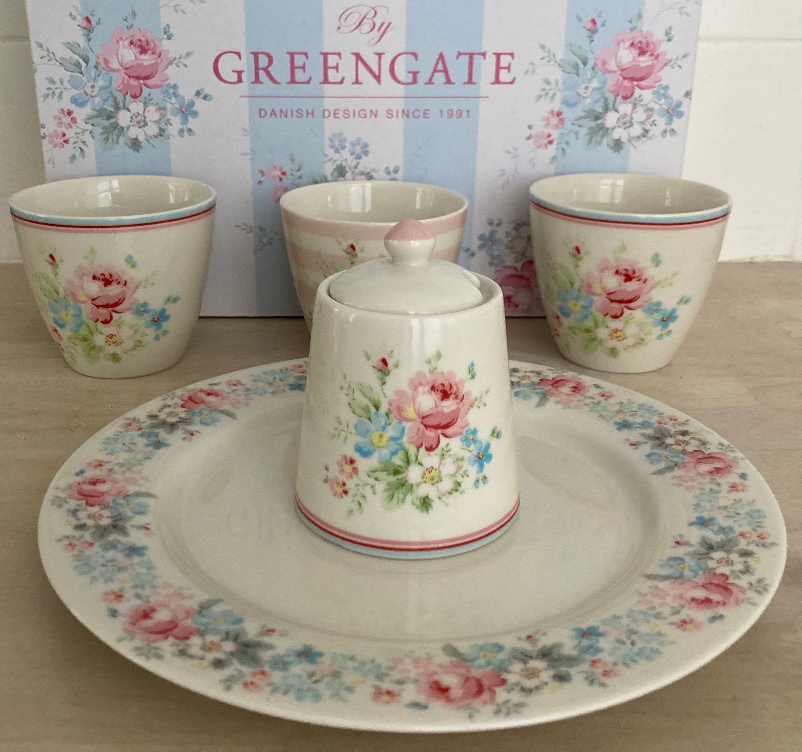 GreenGate ‘Marie’ 8-delige servieset nieuw, Overige merken, Keramiek, Nieuw, Ophalen of Verzenden