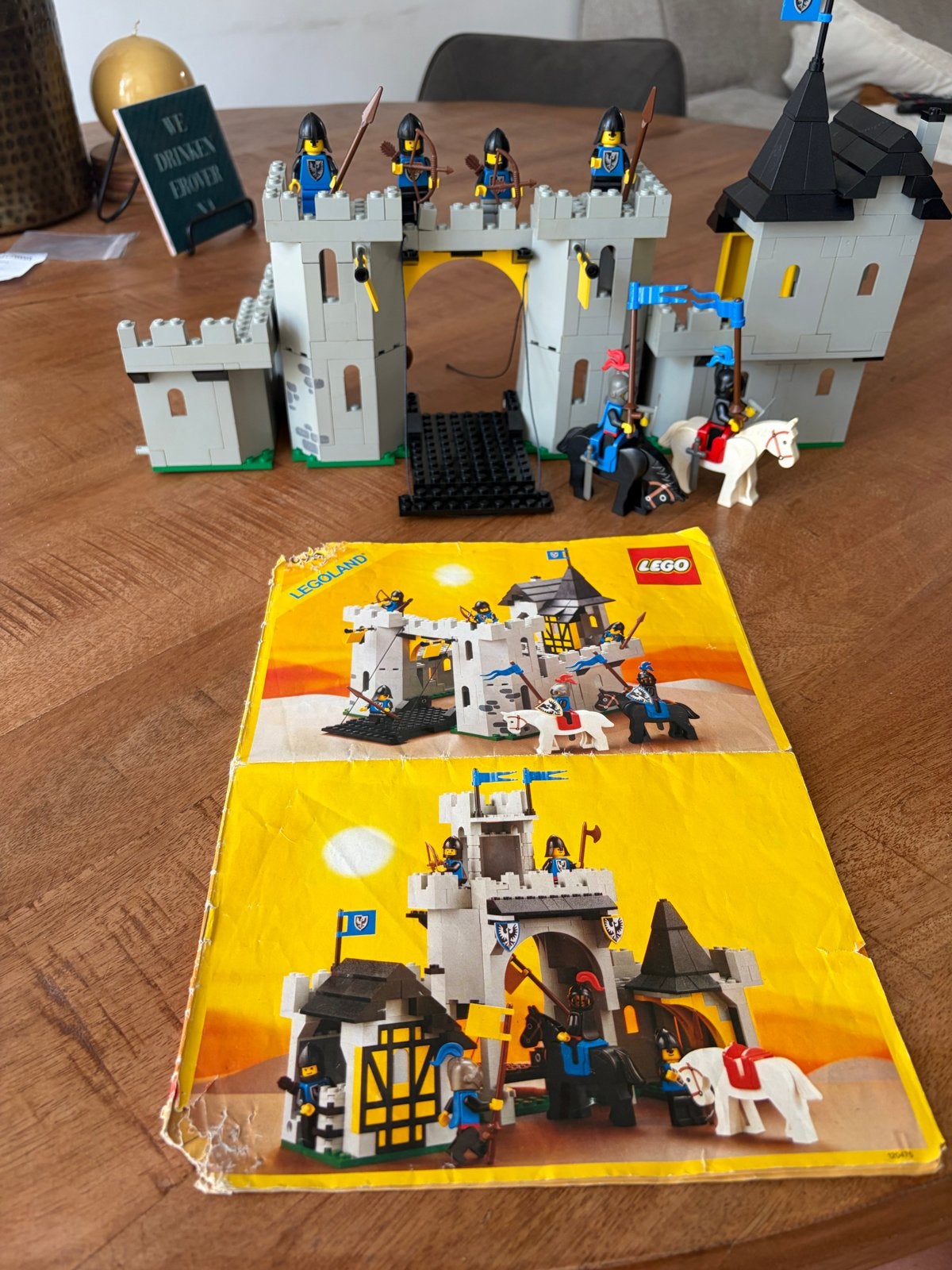 Lego 6074 Black Falcon’s Fortress (1986) - Zonder doos, Gebruikt, Lego, Ophalen of Verzenden, Castle
