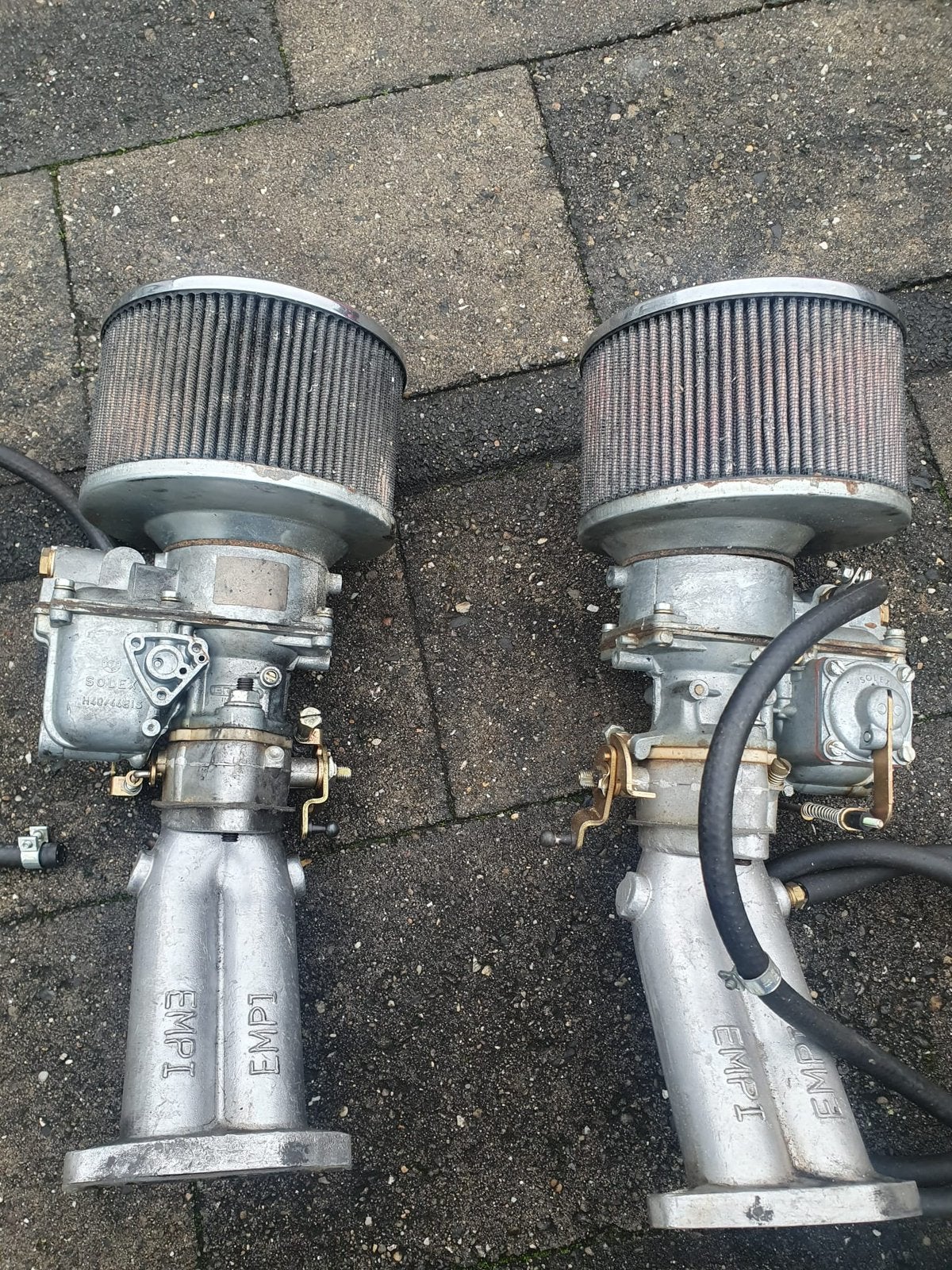 Dubbele carburateur voor volkswagen t1 motor, Ophalen