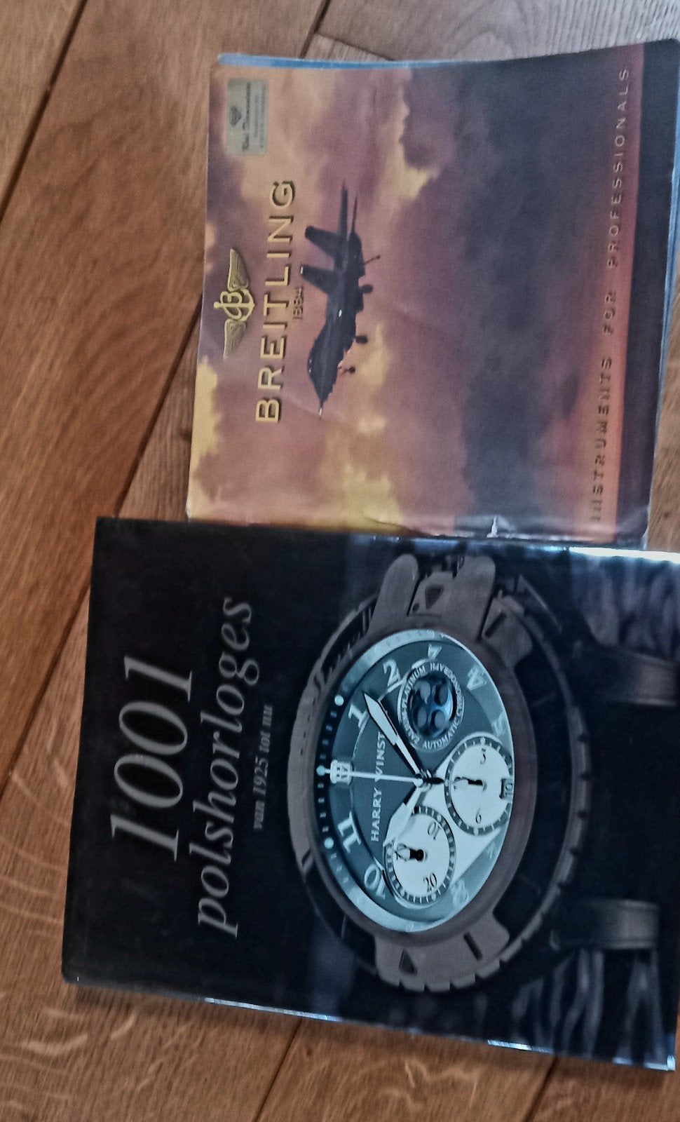 Boek 1001 polshorloges & Breitling brochure met prijslijst 2, Boeken, Ophalen of Verzenden, Zo goed als nieuw, Overige onderwerpen