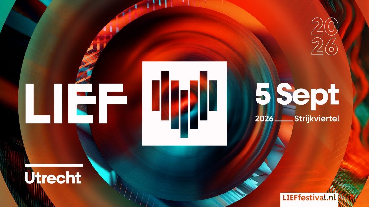 2 tickets voor Lief Festival 5 september 2026 in Utrecht, Twee personen
